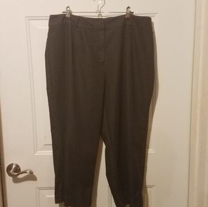 Pantology 18W dark gray slacks